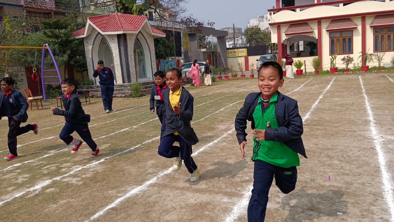 Sports Fiesta Inauguration and Class 1st, 2nd and 3rd sports.